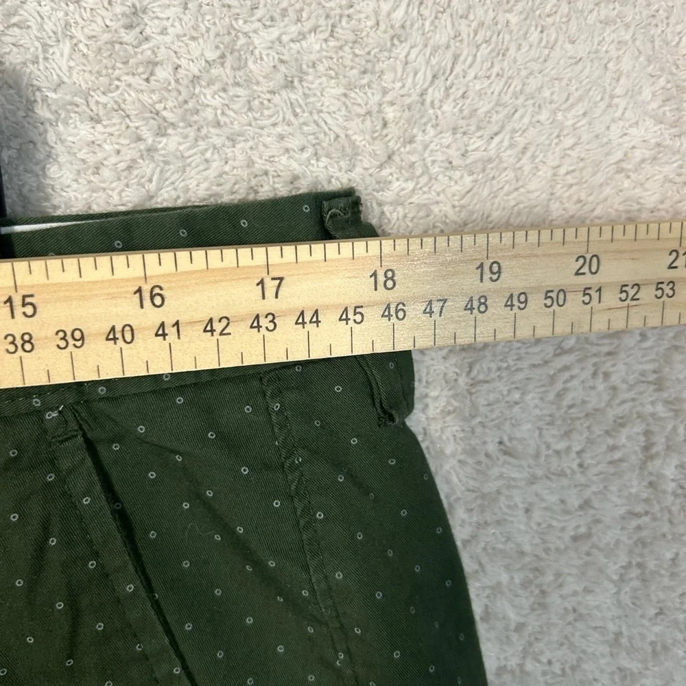 J. Crew Green Flat Front Shorts Casual Style